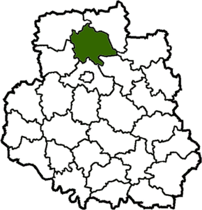 Kalynivský rajón na mapě Vinnycké oblasti