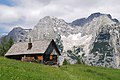 Lögerhütte mit Hochplanberg und Hebenkas, Hinterstoder