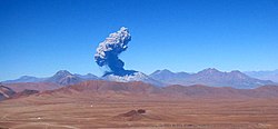 erupce sopky Láscar (2006)