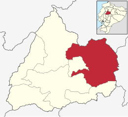 Cantone di Latacunga – Mappa