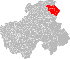 Localisation de Communauté de communes de la vallée d'Abondance