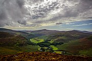 Cloghoge River between Lough Tay and Lough Dan