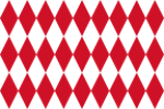 Lozenge flag of Monaco.svg