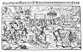 1589:Terechtstelling d.m.v. radbraken van de vermeende weerwolf Peter Stubbe of Peter Stump, zijn minnares en zijn dochter