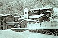 Foto della chiesa di sant'Antonio in bianco e nero degli anni settanta