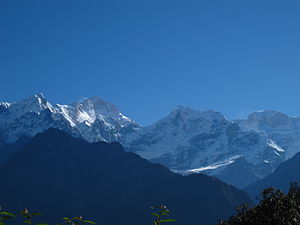 Manaslu frå vest