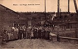 Les ouvriers des forges vers 1910.