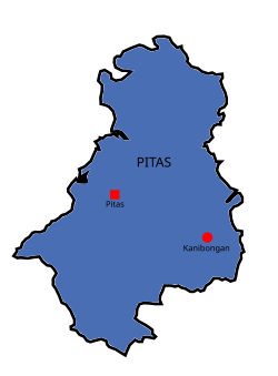 Peta daerah Pitas