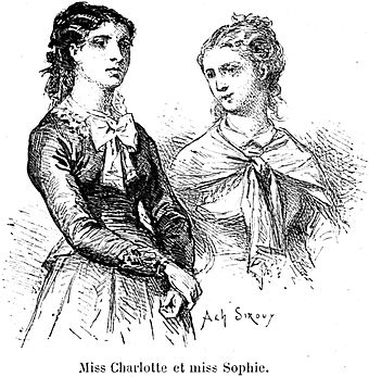 Miss Charlotte et miss Sophie.