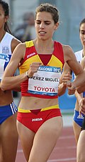 Die Olympianeunte Marta Pérez