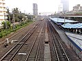 Matunga Road railway station - Overview showing Lines 2,3,4 & 5