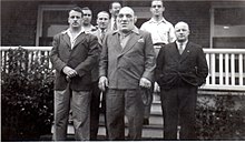 Maurice Tillet et Jim Robert, Chicoutimi, 1936.