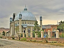 A mosque in Tokmok. Islam is the main religion in Kyrgyzstan. Mesita v Tokmoku.jpg