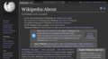 MediaWiki dark theme vector-responsive-2