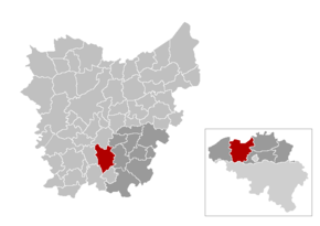 Zottegem în Provincia Flandra de Est