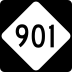 North Carolina Highway 901 marker