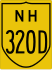 National Highway 320D marker