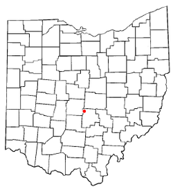 Location of Pickerington, Ohio