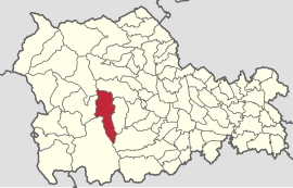 Location in Neamț County