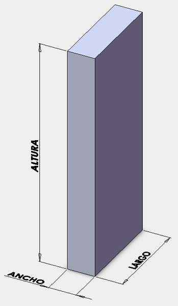 Ficheru:Paralelepipedo mostrando los nombres de sus medidas.PNG