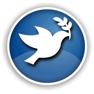 en: Peace dove icon. es: Icono de la paloma de...
