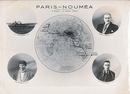 Photomontage Raid Paris-Noumea