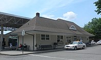 Станция станции LIRR Порт-Вашингтон.
