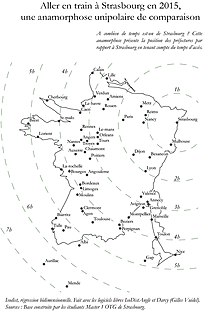 Cartogramme de régression bidimensionnelle