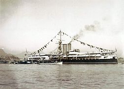 Battleship Riachuelo, 1885.