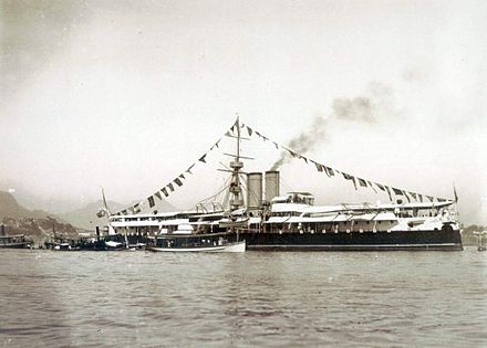 The Brazilian battleship Riachuelo, which prompted the building of Maine