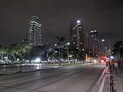 Roxas Boulevard KM0 night view