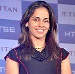 Saina Nehwal gewinnt 2012 Bronze im Badminton-Einzel