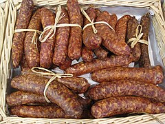 Saucisse de Montbéliard.