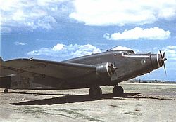מטוס SM.82 שדומה לזה ששימש את האיטלקים בהפצצה
