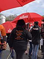 Protestors protesting for the full decriminalisation of sex work in South Africa