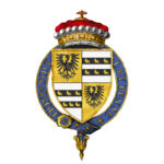 Shield of arms of Henry John Temple, 3rd Viscount Palmerston, KG, GCB, PC, FRS.png