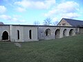 Ruines de Saint-Médard (Soissons, França), on una tradició situava la tomba del sant