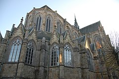 De chevet van de basiliek