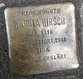 Stolperstein für Karola Hirsch (Eigelstein 149)