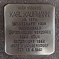 Stolperstein für Karl Kaufmann
