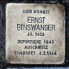 Stolperstein Wöhlerstraße 4 Ernst Binswanger