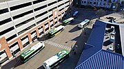 Valley Transit buses laying over at Appleton Transit Center