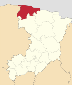 Location of Zaričnes rajons