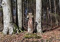 Wegekreuz (1635?), sog. Bucheckerkreuz, nahe Zemmer-Rodt