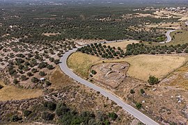 Cimetière minoen ancien de Koumasa, au sud de la plaine de la Messara