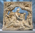 Image 5Marble relief of Mithras slaying the bull (2nd century, Louvre-Lens); Mithraism was among the most widespread mystery religions of the Roman Empire. (from Culture of ancient Rome)