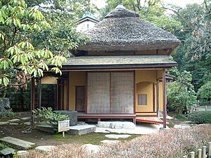 A Japanese tea house which reflects the wabi-s...