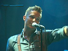 Flowers on the Flamingo Road Tour in 2010 2010 - Brandon Flowers (O2 Academy in Leeds) Brandon Flowers (5080331931).jpg