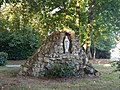 Réplique de la grotte de Lourdes.