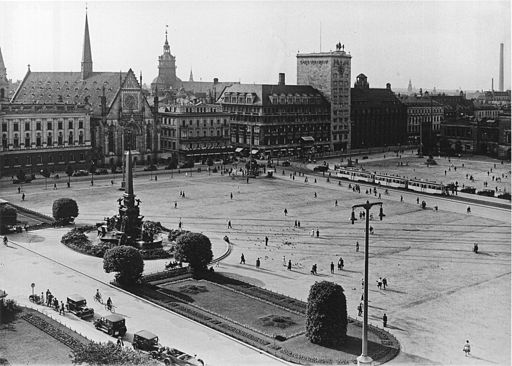 AHW Augustusplatz Leipzig um 1930